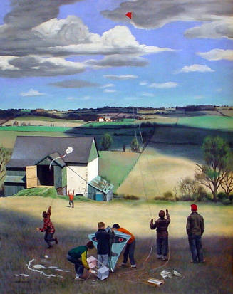 Boys and Kites, cover for The Saturday Evening Post, March 18, 1950.