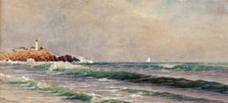 Sailing off the Coast (New England Lighthouse)