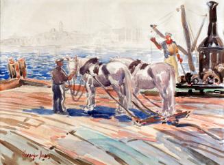 Luks,George,DockScene,1950.35