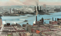 O'Keefe,Georgia,East River from the 30th Story of Shelton Hotel,1958.09