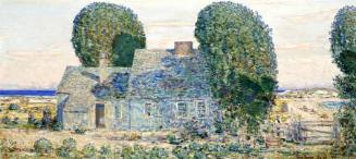 Hassam,Childe,The Old Farmhouse, Bridgehampton