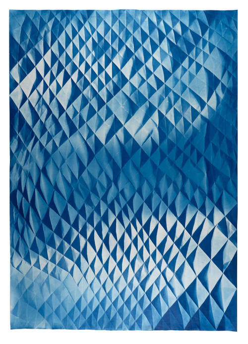 Folded Cyanotype 301