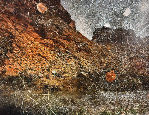 Tent-Camera Image on Ground: The Colorado River Looking Northwest, Moab, Utah