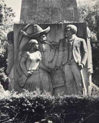 Land For The People: so far, Mexico is the Latin American country which has carried out the greatest land reform programs. Mexico's sweeping reforms are commemorated in the monument shown here, erected at Cuernavaca. The plaque reads: "Reform, Liberty, Justice and Law." By 1940 more than 14 million acres of cultivated land, out of a total of 30 million acres, had been distributed to landless farmers and their families, and further distributions have been put into effect since that time