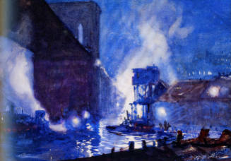 The Brooklyn Bridge at Night