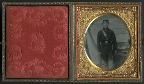 Civil War Soldier in Uniform