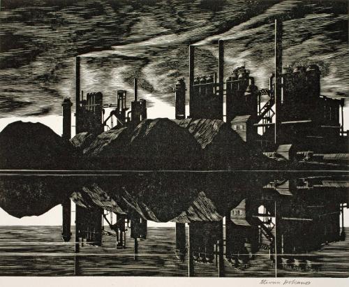 Dohanos,Stevan,SteelMillBlastFurnaces,1985.44