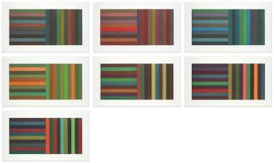 Horizontal Color Bands & Vertical Color Bands,2009.136.212SL
