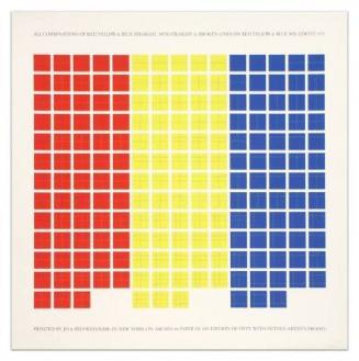 All Combinations of Red, Yellow and Blue Straight, Not-Straight and Broken Lines on Red, Yellow…