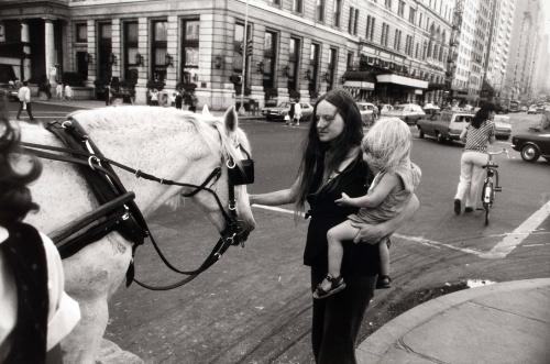 Winogrand,Garry,Woman with Blond Child and Horse,2013.76.18