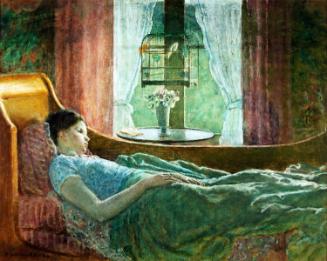 Frieseke,FrederickCarl,Girl on Couch,1989.2