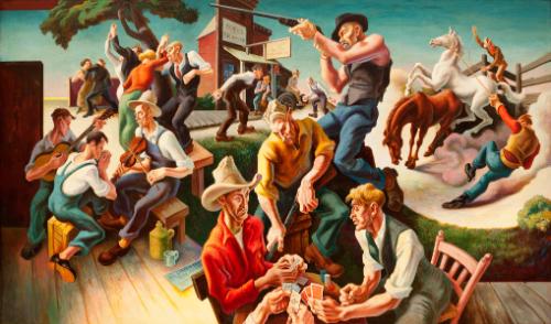 Benton, the Arts of Life in America- Arts of the West