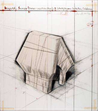 Christo,Wrapped Snoopy Doghouse Project for the Charles M. Schulz Museum, Santa Rosa, Californi…