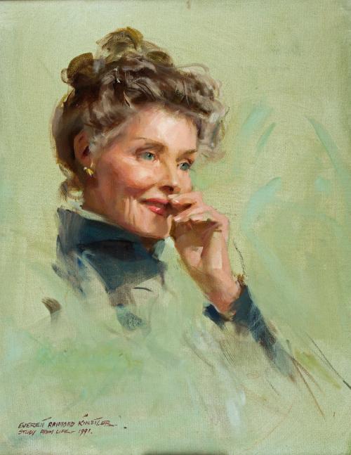 Kinstler,EverettRaymond,PortraitofKatherineHepburn,2014.142