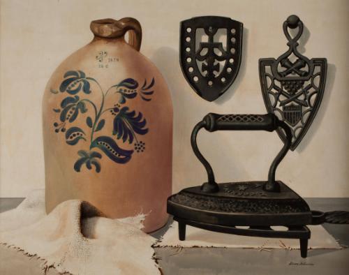 Dohanos,Stevan,Specimen of Stoneware Jug and Trivets,1995.04LIC