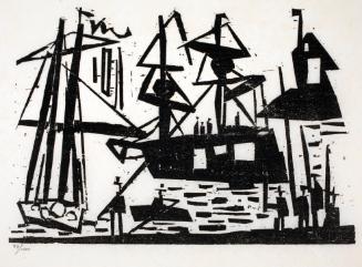Feininger,Lyonel,Ships,WavesandSun,1990.06.11