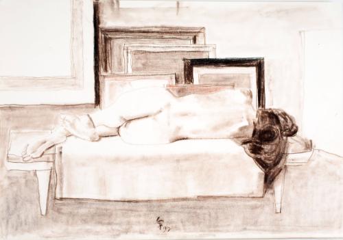 Fawcett,RecliningNude#9,1963.18