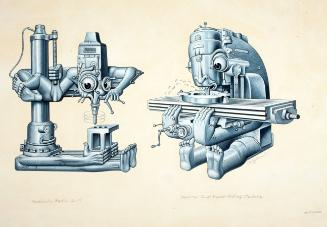 Artzybasheff,Boris,VerticalMillingMachineandRadicalDrill,1963.23