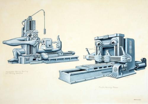 Artzybasheff,Boris,HorizontalBoringandPlanerMachine,DoubleeHousingPlaner,1963.22