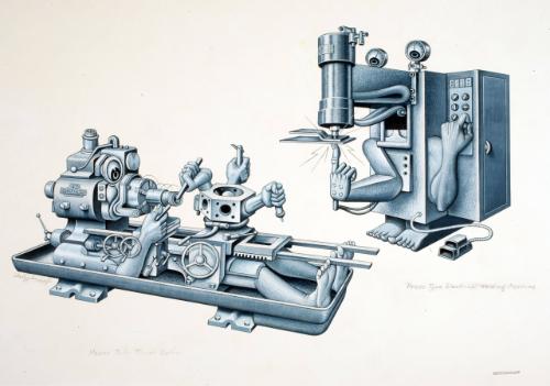 Artzybasheff,Boris,HorizontalBoringandPlanerMachine,DoubleeHousingPlaner,1963.22