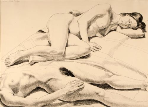 Pearlstein,Philip,TwoRecliningNudes,1973.16