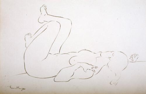 Demetrios,George,[Figure Resting, Knees Up, Side