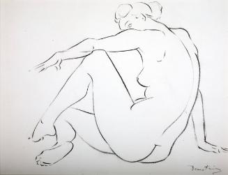 Demetrios,George,[Seated Figure, Profile View],1