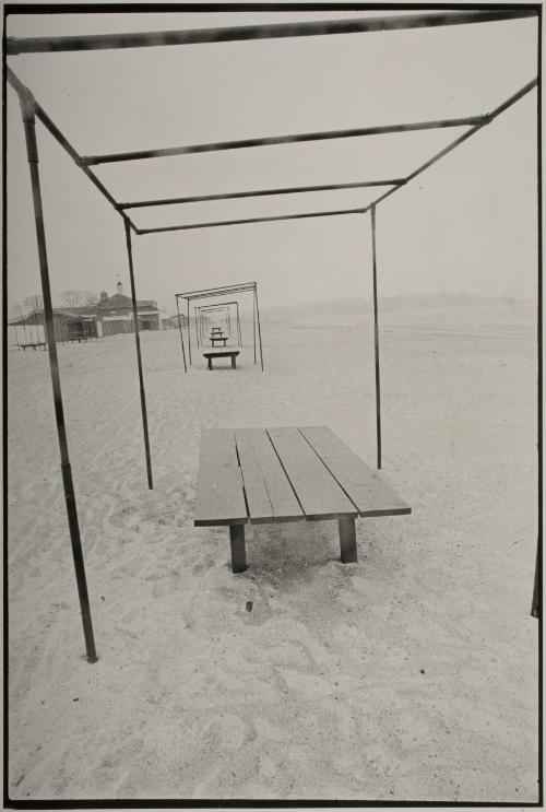 Silver,Larry,BenchesFairfieldBeach,1983.101