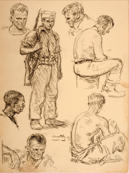 McDermott,JohnR.,PortfolioCombatDrawings,n.n.,1978.35.15