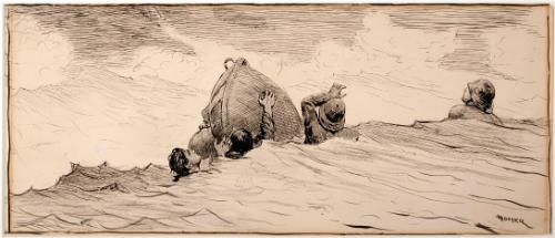 Homer,Winslow,ShipsBoatDrawing,1956.7