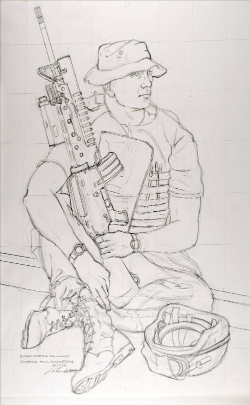 Witt,John,U.S.Marine-PrepatorySketch,2004.92_2