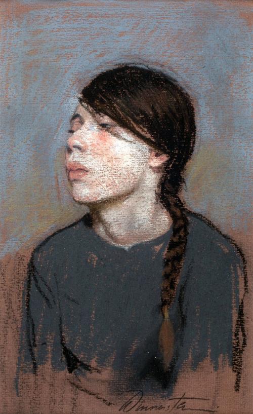 Dinnerstein,Harvey,YoungGirlwithBraid,1963.02