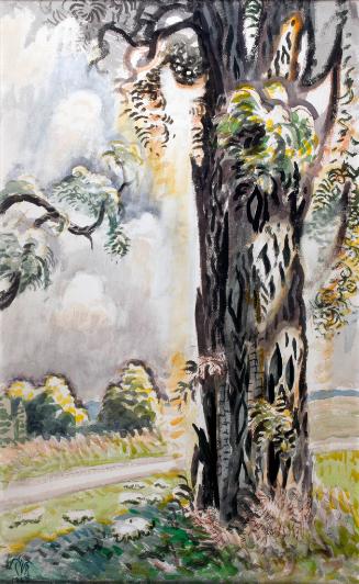 Burchfield,CharlesEphraim,Locust Tree in Autumn,