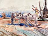 Luks,George,DockScene,1950.35