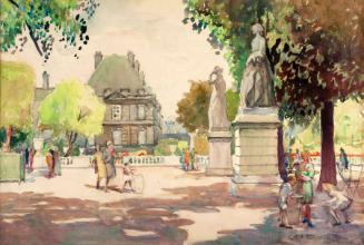 Tuttle,RuelCrompton,TuileriesGarden,Paris,1931,2013.69.1