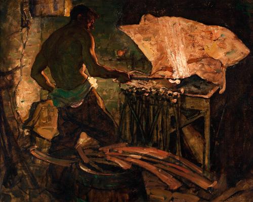 Tepper,Saul,Man At Forge,1987.22LIC