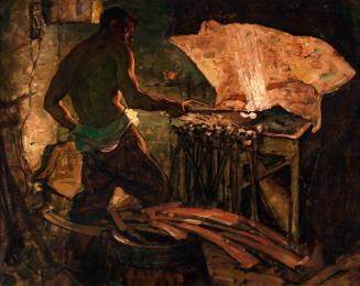 Tepper,Saul,Man At Forge,1987.22LIC