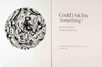 Ossorio,Alfonso,Could I Ask You Something,1985.1