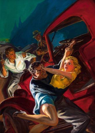 Saunders,NormanBlaine,Give Hijackers Hell, From Detective Short Stories, July 1938,2009.22.59LI…