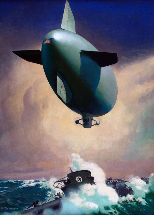 Leydenfrost,Alexander,U.S. Blimp Sinks Nazi Sub!