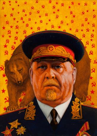 Rowe,Guy,PortraitofRussia'sPremierBulganin,1986.