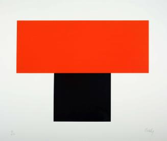 Kelly,Ellsworth,Red-Orange over Black,1970