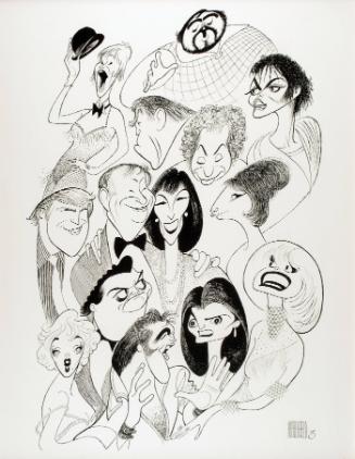 Hirschfeld,Albert,Hirschfeld Friends,2015.22LIC