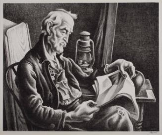 Old Man Reading,1964.26