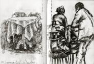 Two sketches from 'Louises', London
