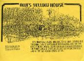 Advertising Flyer for Yellow House using pen and ink sketch