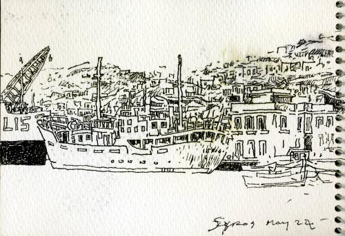 Harbour, Syros, Greece