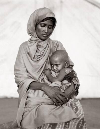 Amina Alio Abdi and Her Son Mohammed, Somali Refugee Camp ...