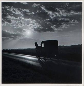 Horse and Buggy at Sunset (from Fields of Peace series)