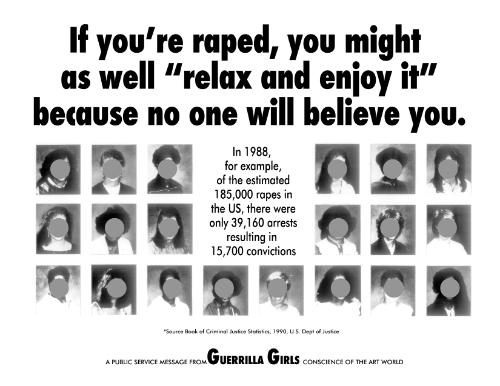 If You're Raped, You Might as Well "Relax and Enjoy It," Because No One Will Believe You